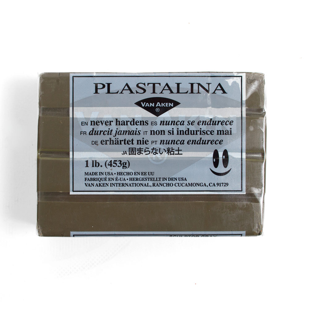 Van Aken, Plastalina, Modeling Clay, 1#, Sculptor Gray